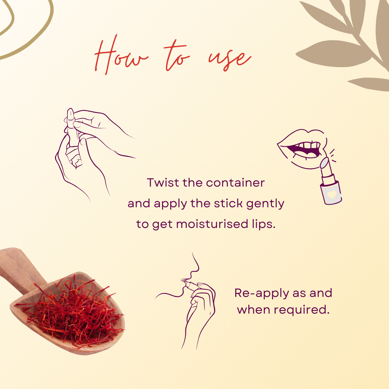Kesar Lip Balm