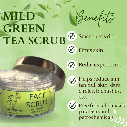 Mild Green Tea Face Scrub
