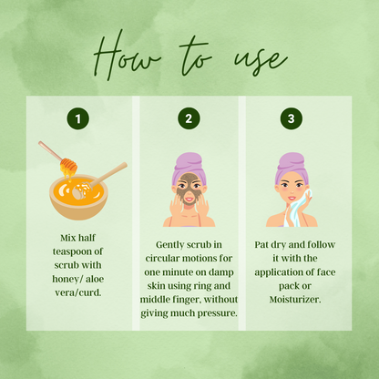 Mild Green Tea Face Scrub