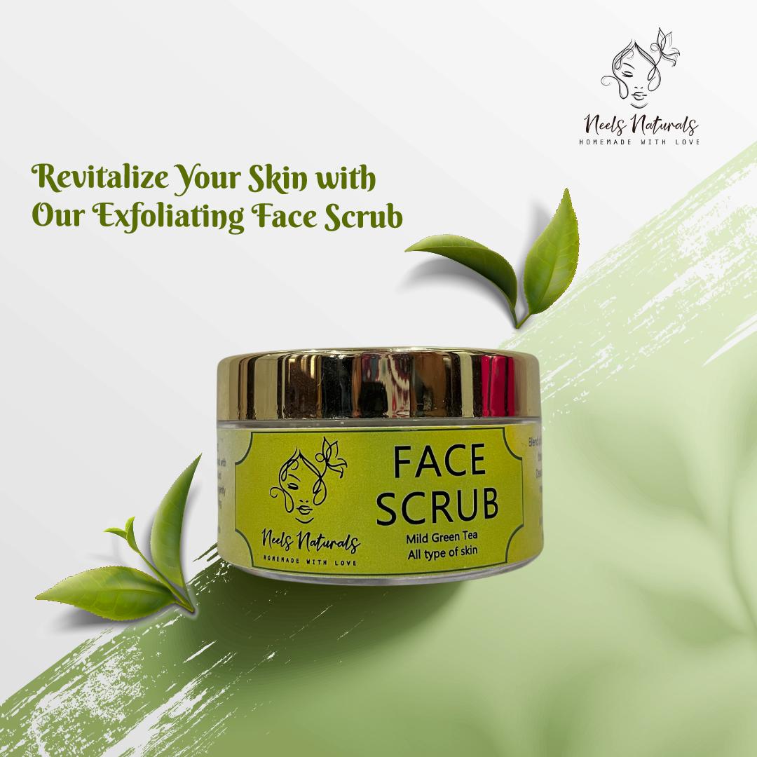 Mild Green Tea Face Scrub